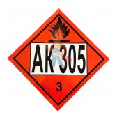 ЗПУ Тэтрон - Знак опасности АК 305